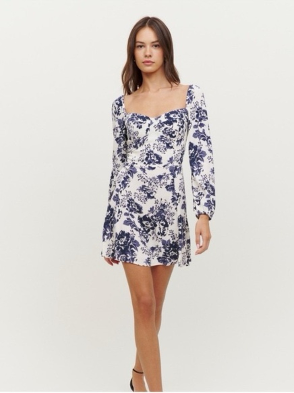 Reformation Mochi Mini Dress in Madame